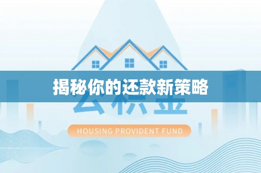 商都揭秘你的还款新策略