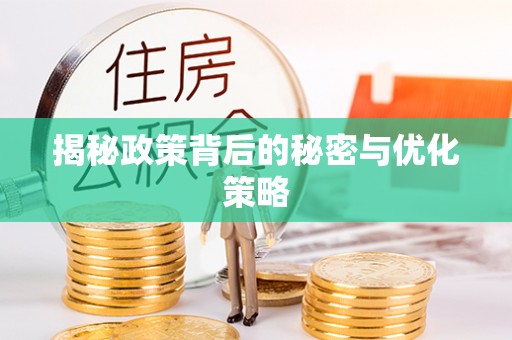 商都揭秘政策背后的秘密与优化策略